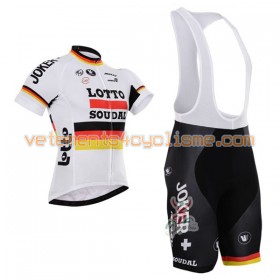 Tenue Cycliste et Cuissard à Bretelles 2016 Lotto Soudal N003