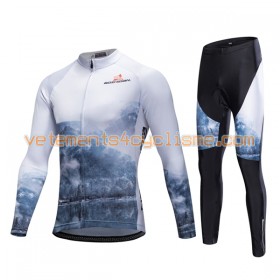 Tenue Cycliste Manches Longues et Collant Long 2017 Aozhidian N026