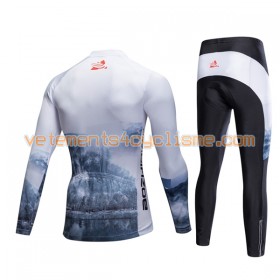 Tenue Cycliste Manches Longues et Collant Long 2017 Aozhidian N026