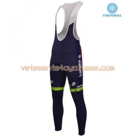 Collant à Bretelles 2016 Lampre-Merida Hiver Thermal Fleece N001