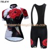 Tenue Cycliste et Cuissard à Bretelles Femme 2017 Teleyi N004