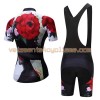 Tenue Cycliste et Cuissard à Bretelles Femme 2017 Teleyi N004