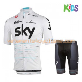 Tenue Cycliste et Cuissard Enfant 2017 Team Sky N003