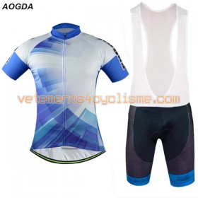 Tenue Cycliste et Cuissard à Bretelles 2017 Aogda N023