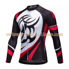 Maillot vélo 2017 Aozhidian Manches Longues N011