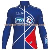 Maillot vélo 2017 FDJ Manches Longues N002