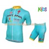 Tenue Cycliste et Cuissard à Bretelles Enfant 2016 Astana Pro Team N015