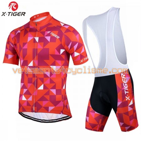 Tenue Cycliste et Cuissard à Bretelles 2017 X-Tiger N006