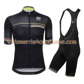 Tenue Cycliste et Cuissard à Bretelles Femme 2017 UCI World Champion N001