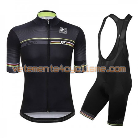 Tenue Cycliste et Cuissard à Bretelles Femme 2017 UCI World Champion N001