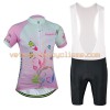 Tenue Cycliste et Cuissard à Bretelles Femme 2017 Aogda N005