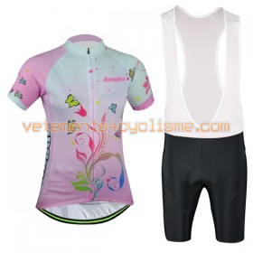 Tenue Cycliste et Cuissard à Bretelles Femme 2017 Aogda N005
