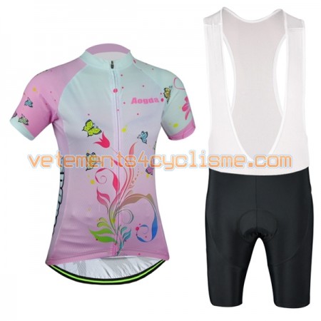 Tenue Cycliste et Cuissard à Bretelles Femme 2017 Aogda N005