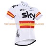 Tenue Cycliste et Cuissard à Bretelles 2016 Team Sky N011