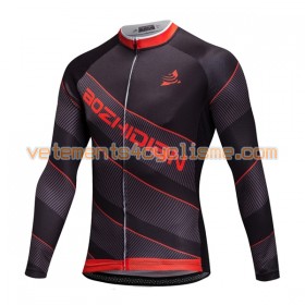 Maillot vélo 2017 Aozhidian Manches Longues N006