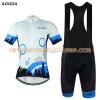 Tenue Cycliste et Cuissard à Bretelles 2017 Aogda N030