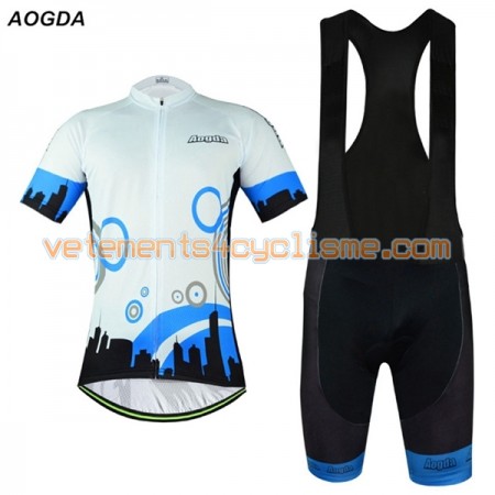 Tenue Cycliste et Cuissard à Bretelles 2017 Aogda N030
