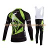 Tenue Cycliste Manches Longues et Collant à Bretelles 2017 Aozhidian N012