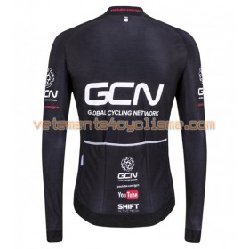 Maillot vélo 2016 GCN Manches Longues N002
