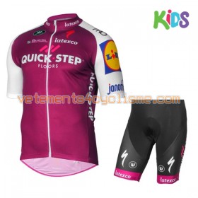 Tenue Cycliste et Cuissard Enfant 2017 Quick-Step Floors N003