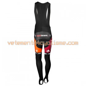 Tenue Cycliste Manches Longues et Collant à Bretelles 2017 Pauwels Sauzen-Vastgoedservice N001