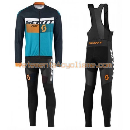 Tenue Cycliste Manches Longues et Collant à Bretelles 2016 Scott N008