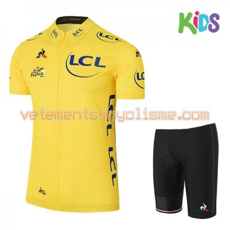 Tenue Cycliste Jaune et Cuissard Enfant 2017 Tour de France