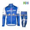 Tenue Cycliste Manches Longues et Collant Long Enfant 2017 Quick-Step Floors N001