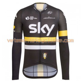Maillot vélo 2016 Team Sky Manches Longues N003