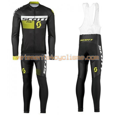 Tenue Cycliste Manches Longues et Collant à Bretelles 2016 Scott N007