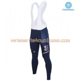 Collant à Bretelles 2016 IAM Cycling Hiver Thermal Fleece N001
