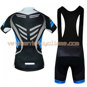 Tenue Cycliste et Cuissard à Bretelles 2017 Aogda N017