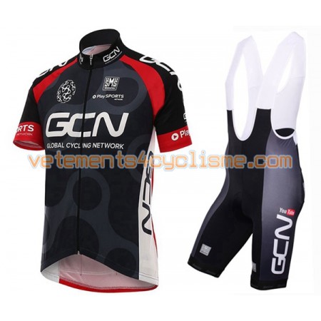 Tenue Cycliste et Cuissard à Bretelles 2016 GCN N001