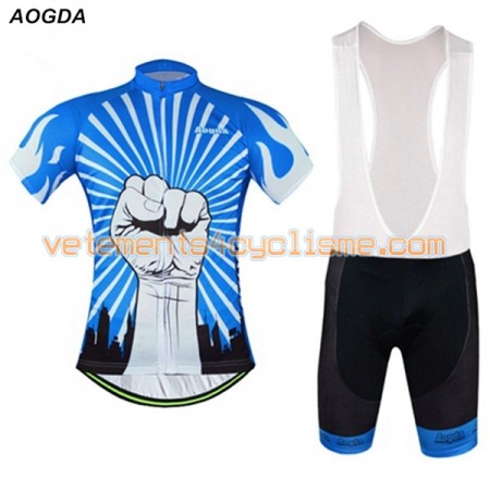 Tenue Cycliste et Cuissard à Bretelles 2017 Aogda N001