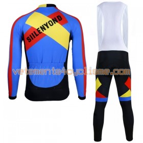 Tenue Cycliste Manches Longues et Collant à Bretelles 2017 Siilenyond N030