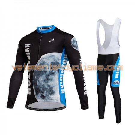 Tenue Cycliste Manches Longues et Collant à Bretelles 2017 Aozhidian N020