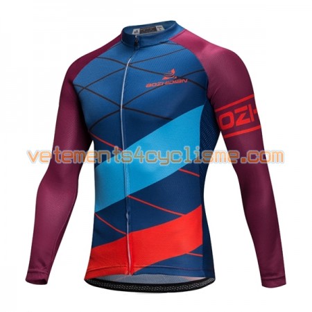 Maillot vélo 2017 Aozhidian Manches Longues N007