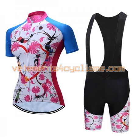 Tenue Cycliste et Cuissard à Bretelles Femme 2017 Teleyi N011