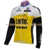 Maillot vélo 2016 LottoNL-Jumbo Manches Longues N001