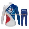 Tenue Cycliste Manches Longues et Collant Long Enfant 2017 FDJ N001
