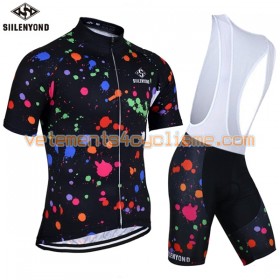 Tenue Cycliste et Cuissard à Bretelles 2017 Siilenyond N016