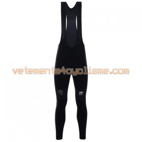 Tenue Cycliste Manches Longues et Collant à Bretelles 2017 Bianchi Countervail Hiver Thermal Fleece N001