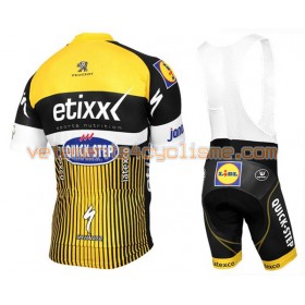 Tenue Cycliste et Cuissard à Bretelles 2016 Etixx-Quick Step N013