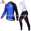 Tenue Cycliste Manches Longues et Collant à Bretelles 2017 X-Tiger N015