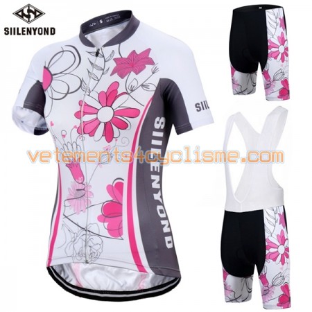 Tenue Cycliste et Cuissard à Bretelles Femme 2017 Siilenyond N006