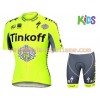 Tenue Cycliste et Cuissard à Bretelles Enfant 2016 Tinkoff N012