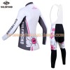 Tenue Cycliste Manches Longues et Collant à Bretelles Femme 2017 Siilenyond N006