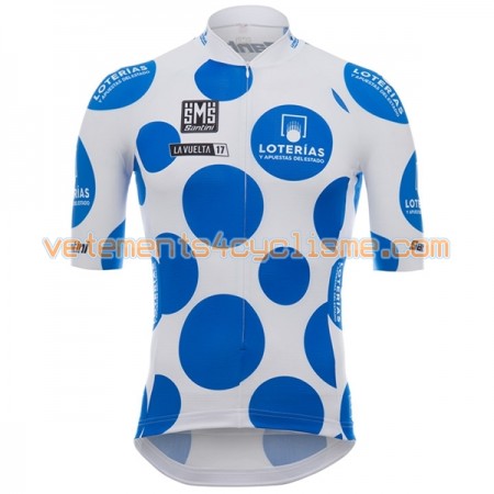 Maillot vélo à Pois Bleus 2017 La Vuelta