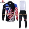 Tenue Cycliste Manches Longues et Collant à Bretelles 2017 X-Tiger N016