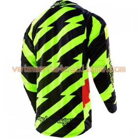 Maillots VTT/Motocross 2016 Troy Lee Designs TLD SE Caution Manches Longues N001
